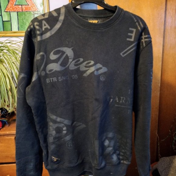 10.Deep Other - 10 Deep Mens Crew Neck Pullover Sweatshirt Multiple Print & Graphics Sz L